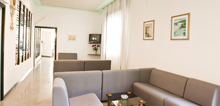 sala TV dell'hotel niagara igea marina